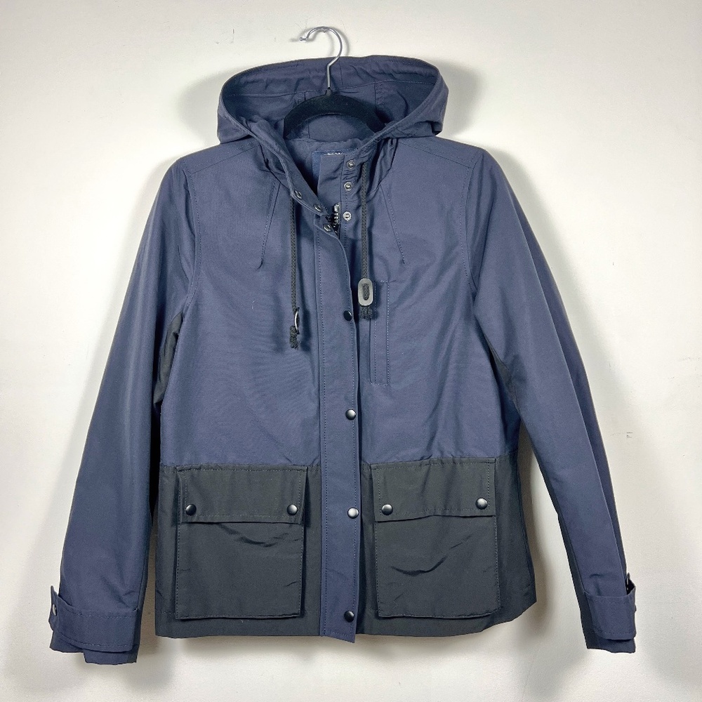 NWOT Madewell Navy  All-weather Urban Anorak Jacket SZ M